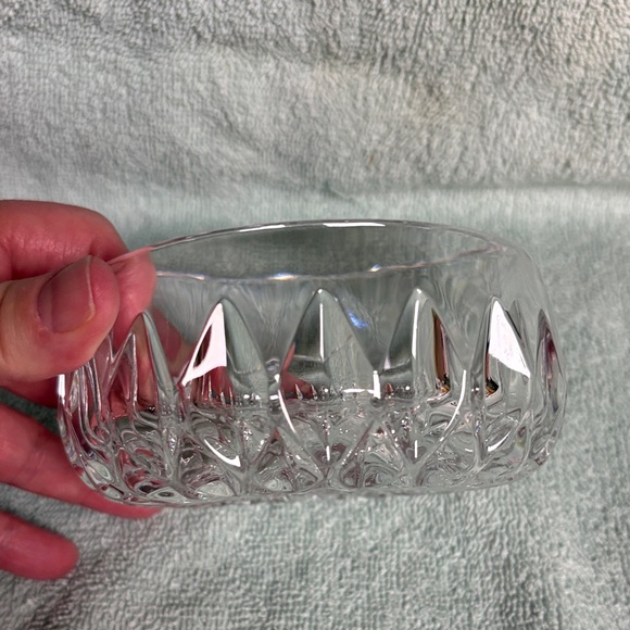 Gorham Clear Crystal Candy Dish Vintage Althea Pattern - Picture 7 of 8